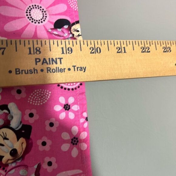 Minnie Mouse Pink Floral Small Hankerchief Scarf - Picture 5 of 5